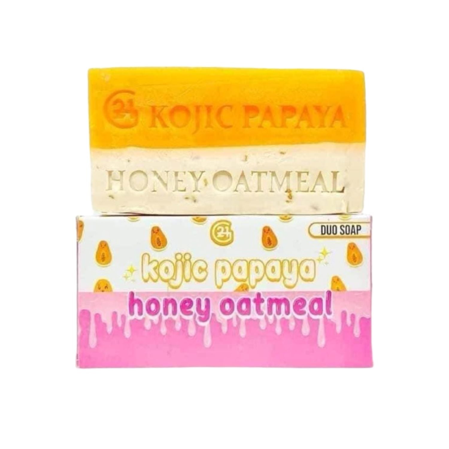 G21 Kojic Papaya Honey Oatmeal Duo Soap