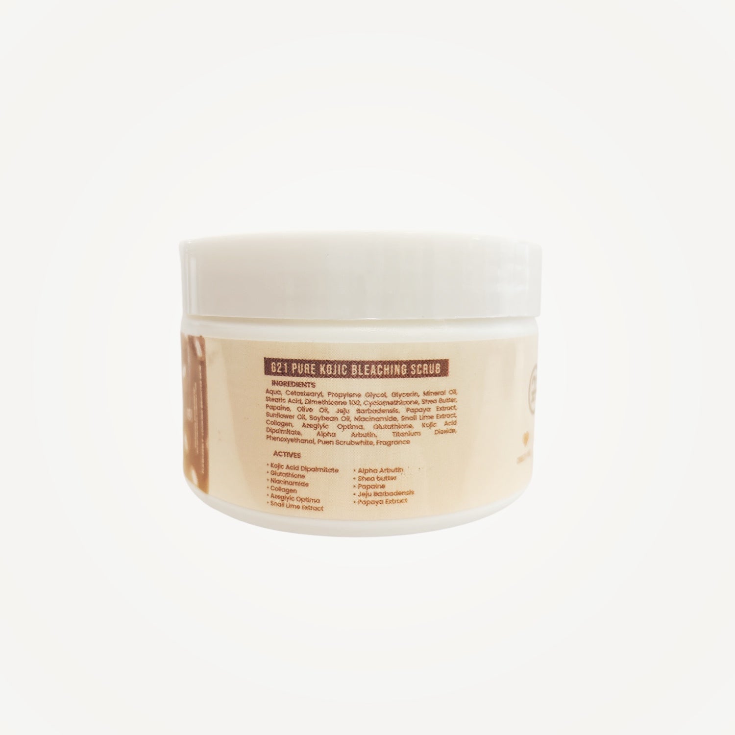 G21 Pure Kojic Bleaching Scrub - Milky Shea Butter, 300g