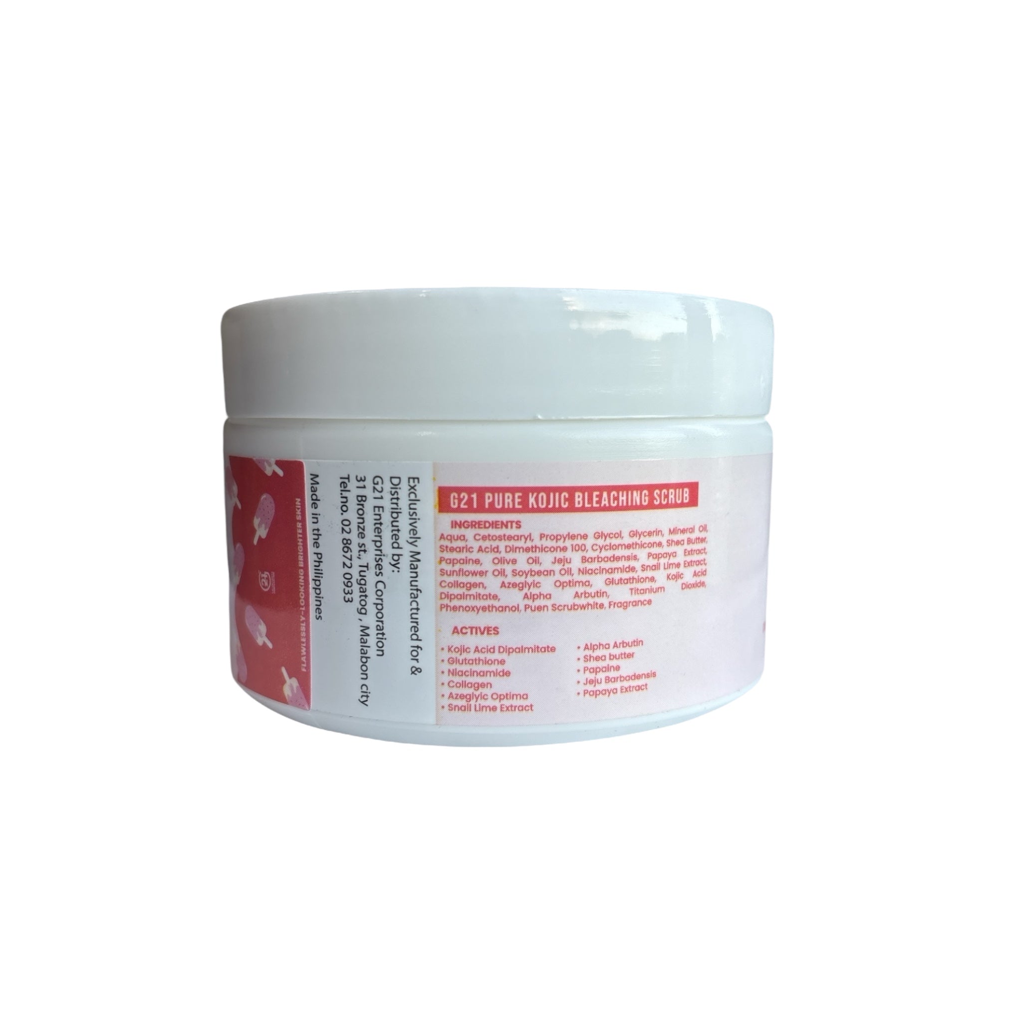 G21 Pure Kojic Bleaching Scrub - Milky Vanilla Ice Cream, 300g D Nelson Enterprises G21 Pure Kojic Bleaching Scrub - Milky Vanilla Ice Cream, 300g D Nelson Enterprises