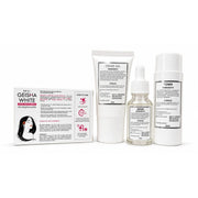 Geisha White PDRN + Kojic Beauty Renew Set layered skincare system with PDRN hyaluronic acid and niacinamide