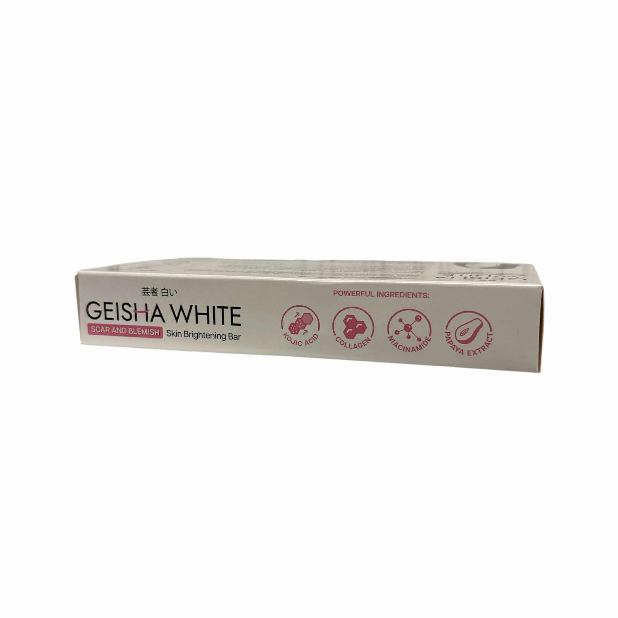 Geisha White Scar and Blemish CLASSIC Skin Cleansing Bar - 3x65g