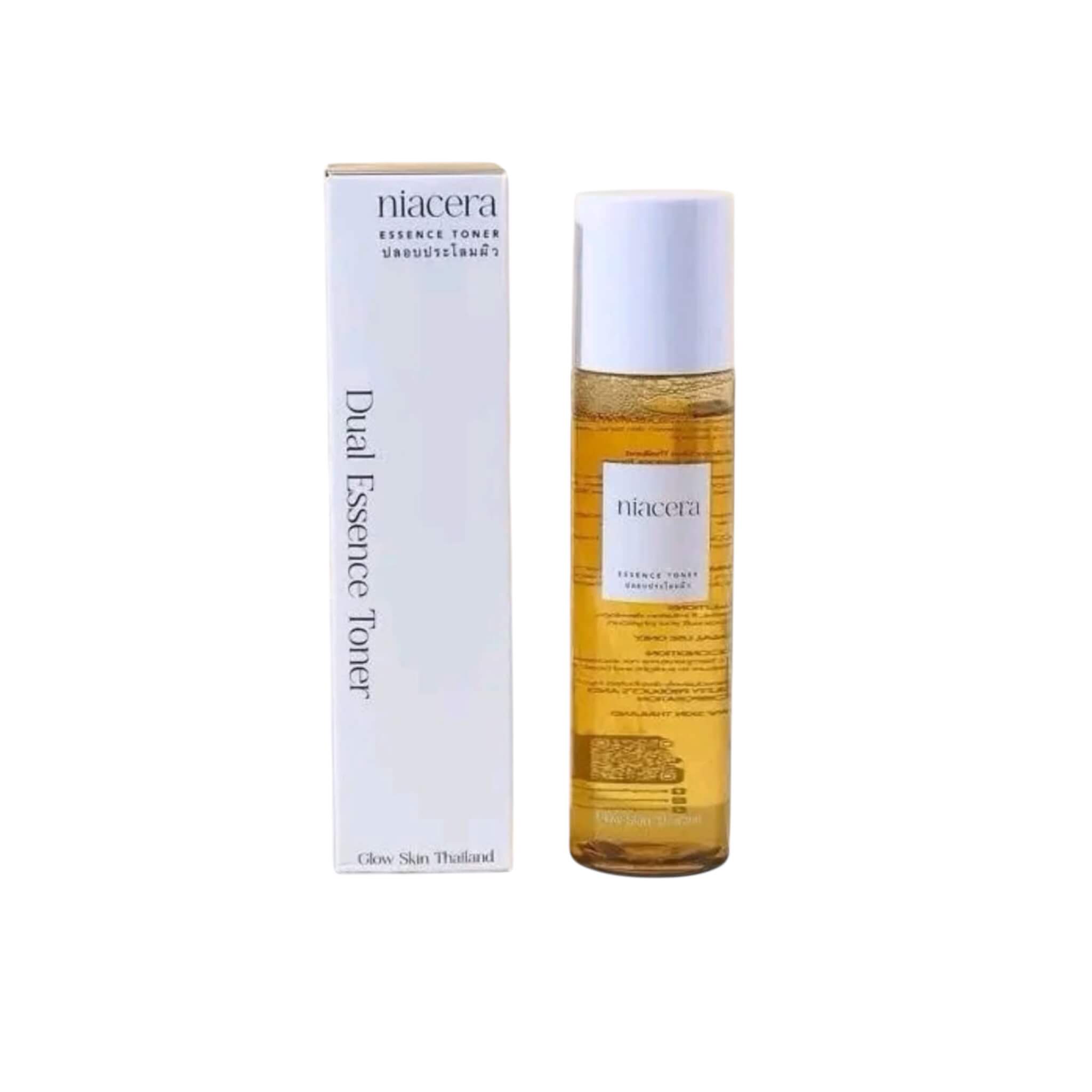 Glow Skin Thailand NIACERA Dual Essence Toner hydrating formula in 100ml bottle