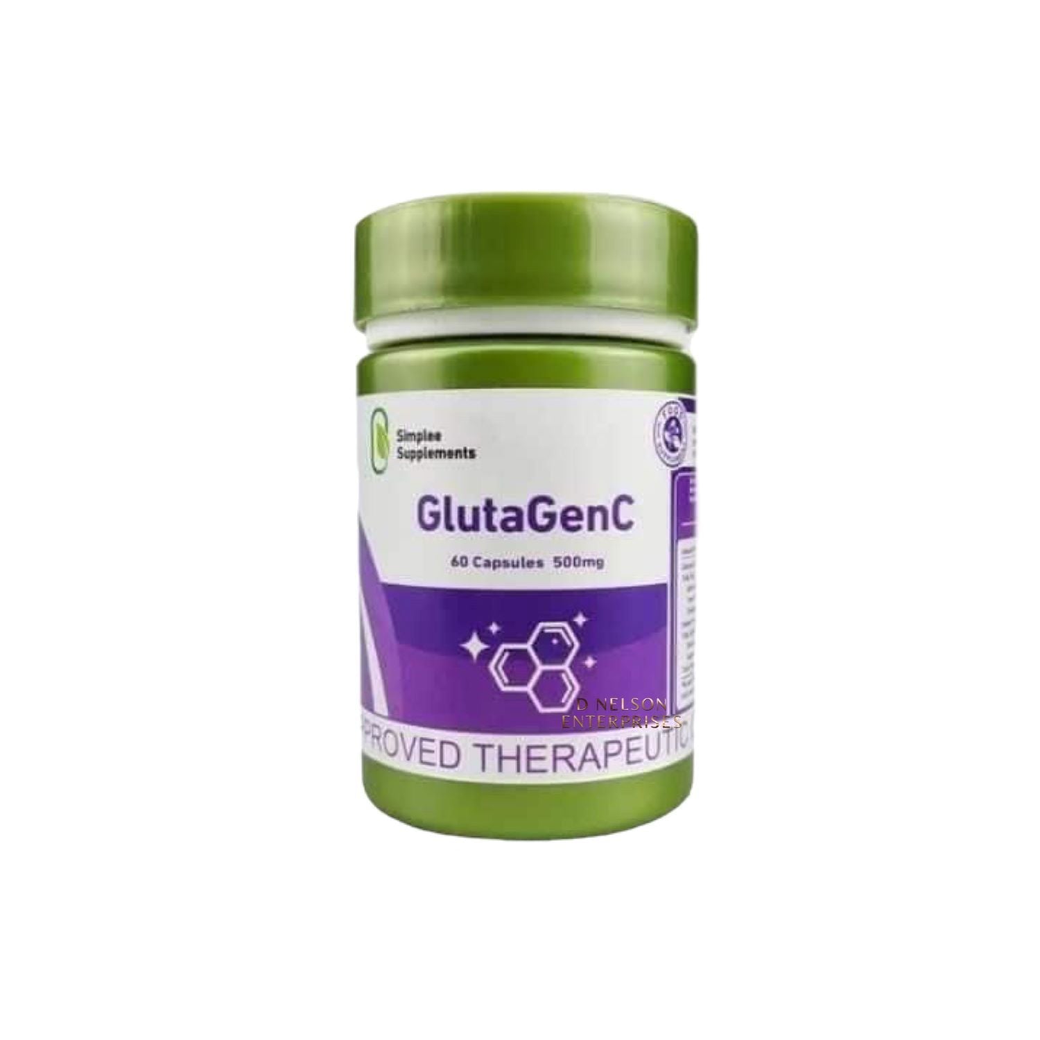 Gluta GenC Glutathione - 60 Capsules