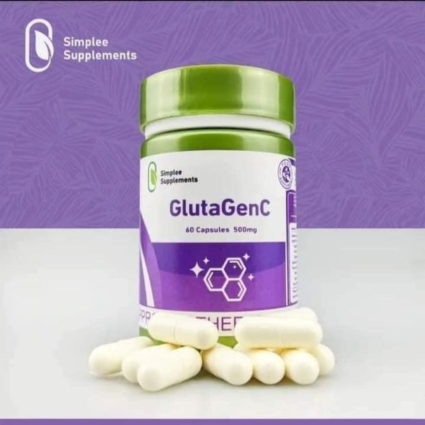 Gluta GenC Glutathione - 60 Capsules