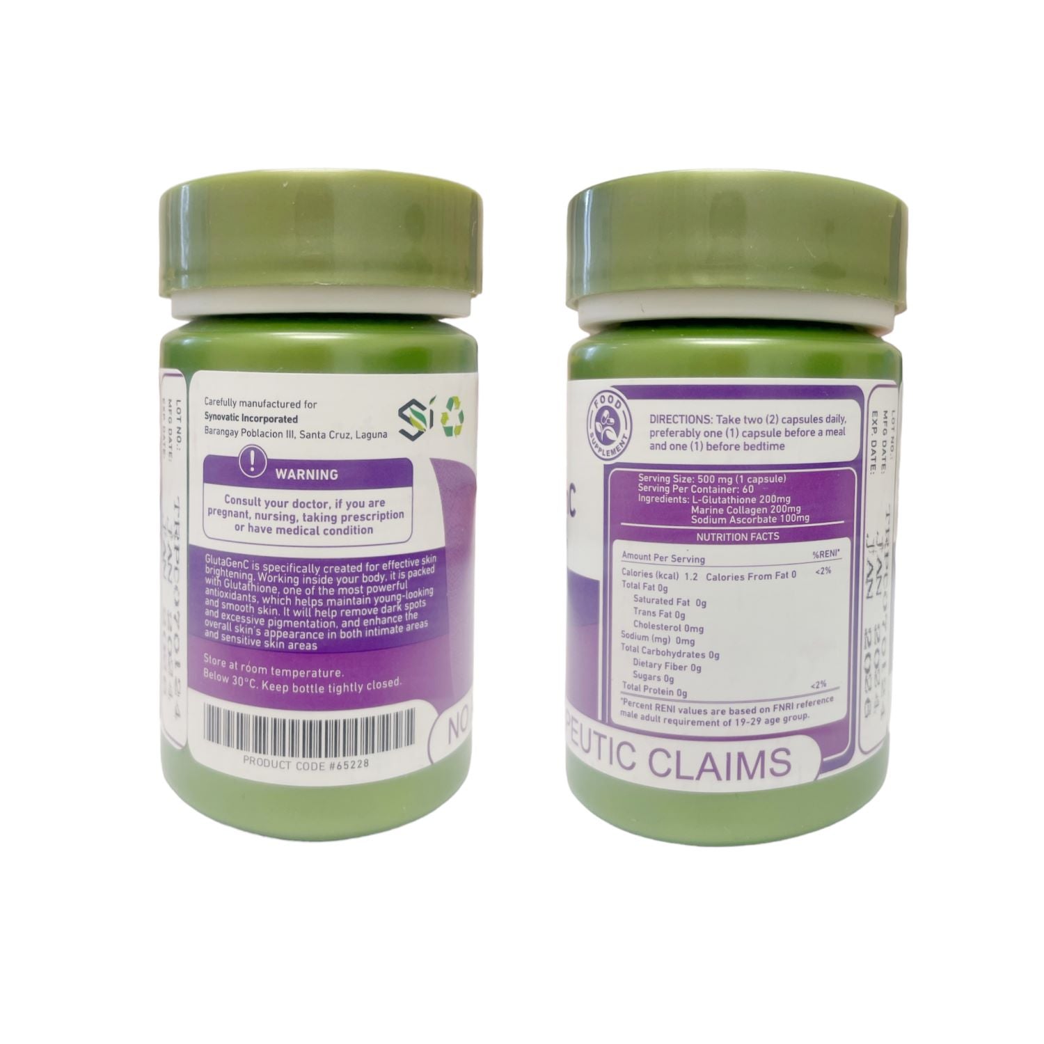 GlutaGenC Glutathione - 60 Capsules D Nelson Enterprises GlutaGenC Glutathione - 60 Capsules D Nelson Enterprises