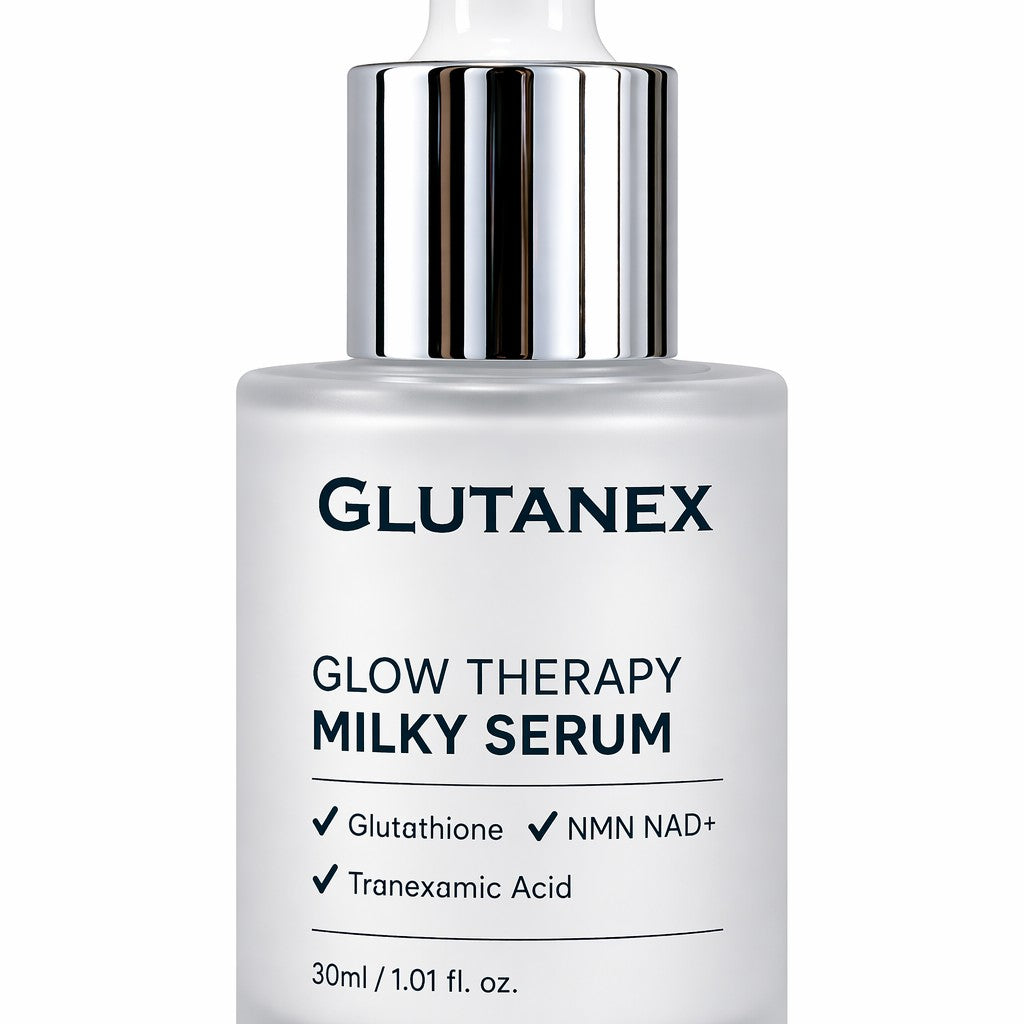 GLUTANEX Glow Therapy Milky Serum lightweight milky essence for smooth daily application