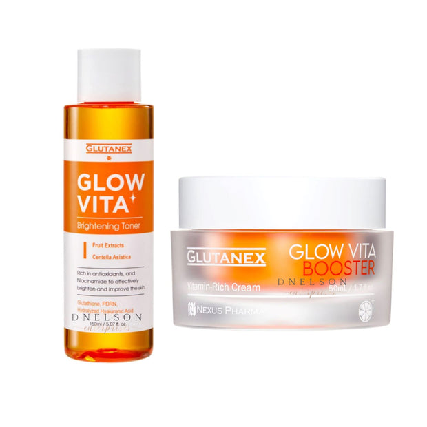 Glutanex Glow Vita Booster Brightening Toner & Cream - Vitamin-Rich