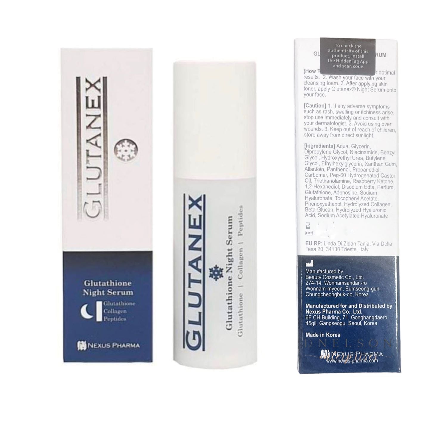 Glutanex Glutathione Night Serum Anti-Aging & Brightening
