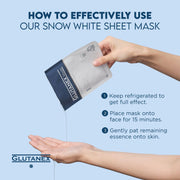 Glutanex Snow White Mask 1 Box = 15 Sheets