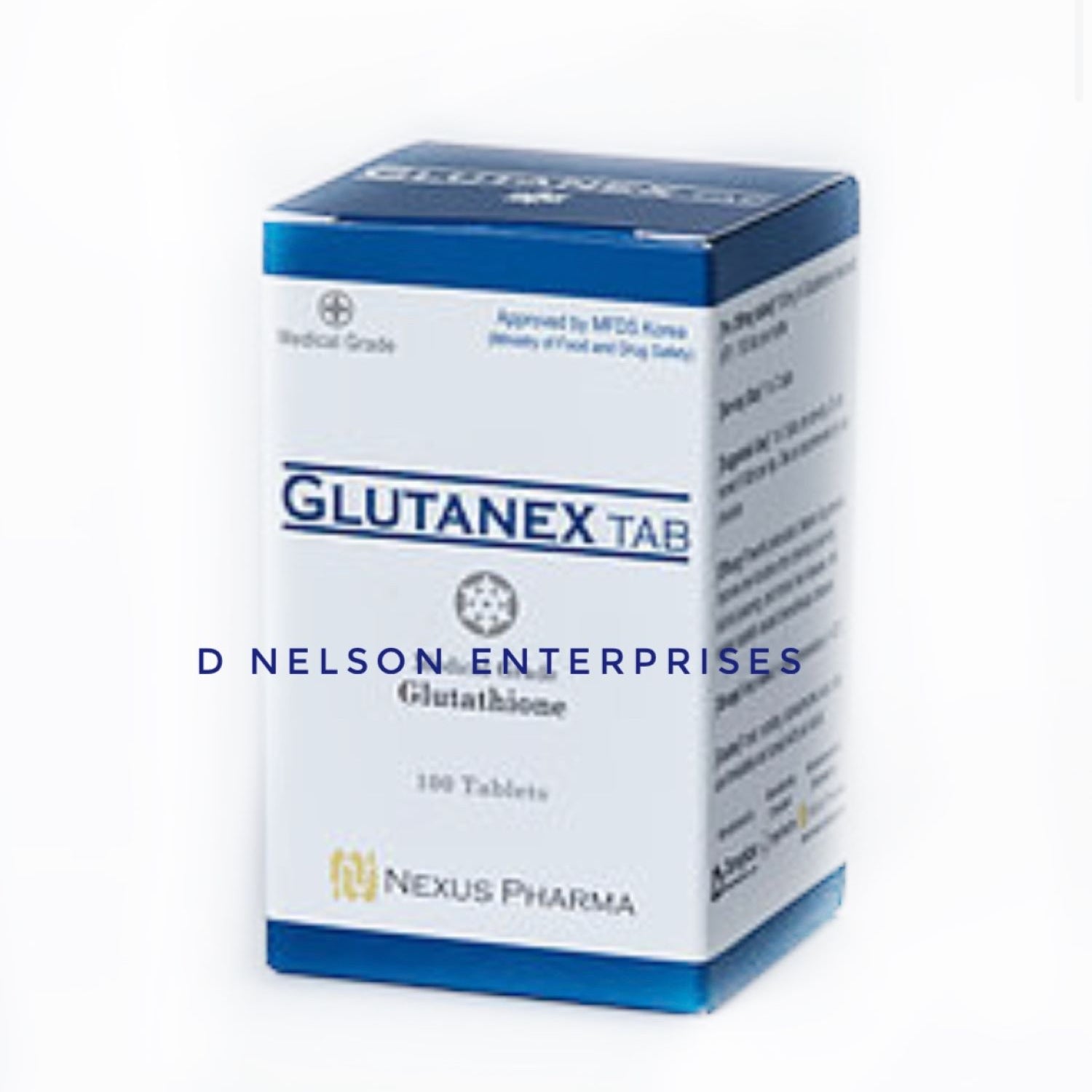 Glutanex Tab Glutathione by Nexus Pharma Made in Korea 100 Tabs