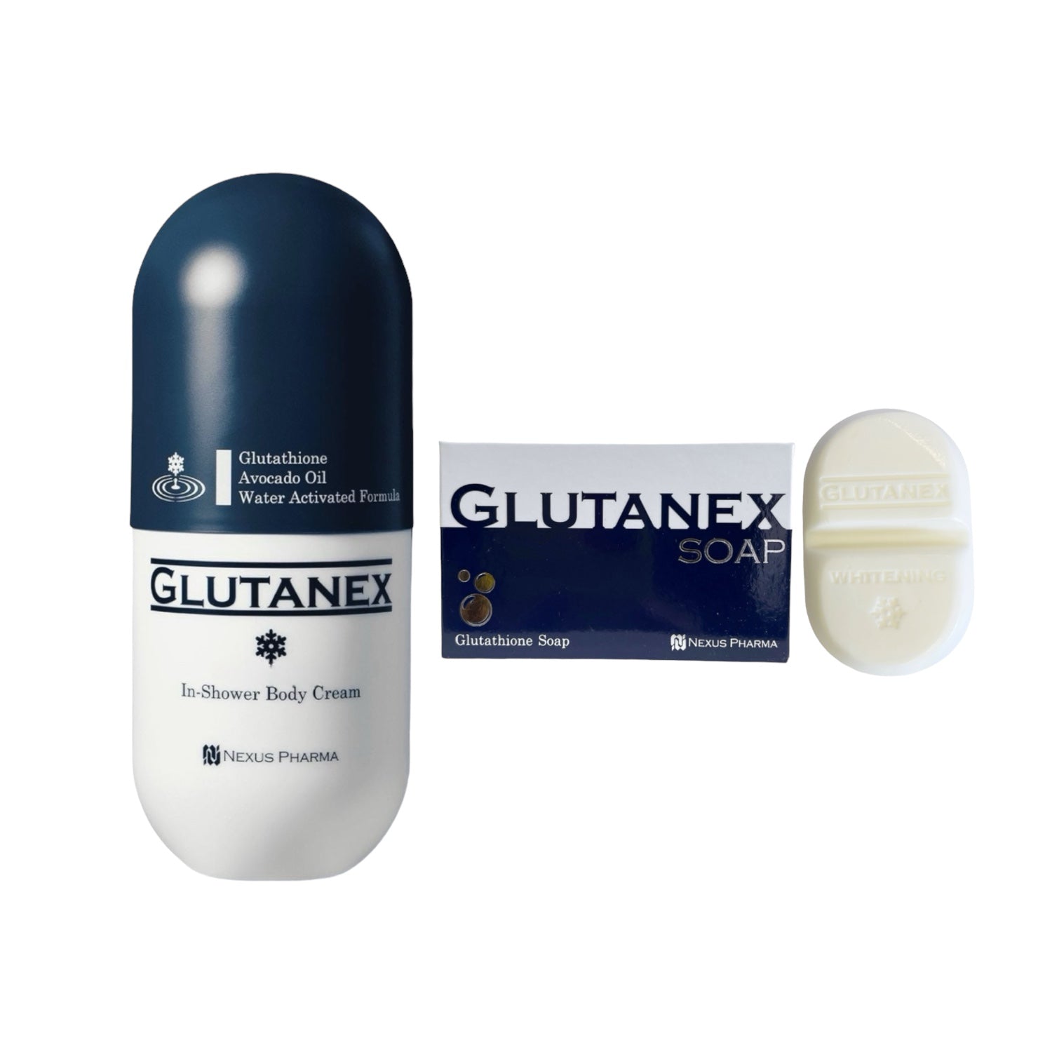 Glutanex Whitening In-Shower Body Cream & Glutathione Soap D Nelson Enterprises Glutanex Whitening In-Shower Body Cream & Glutathione Soap D Nelson Enterprises