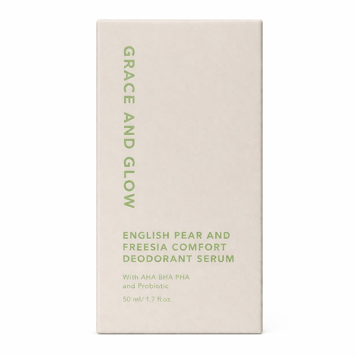Grace and Glow English Pear & Freesia Comfort Deodorant Serum 50ml fresh fragrance underarm care daily use