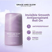 Grace and Glow Invisible Smooth Antiperspirant Roll On 20 ml providing long‑lasting odor protection and daily comfort