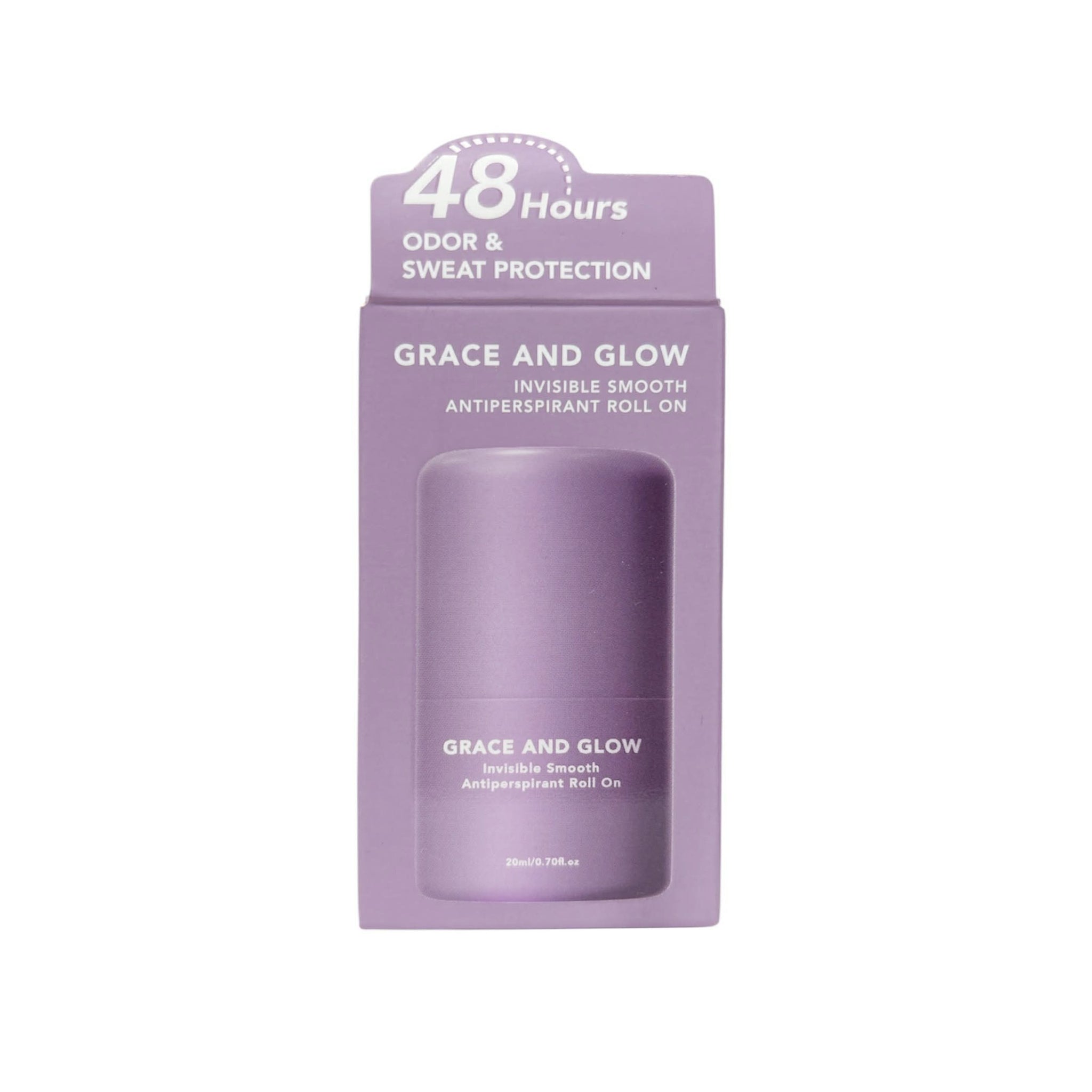 Grace and Glow Invisible Smooth Antiperspirant Roll On 20 ml controlling underarm odor for all‑day freshness