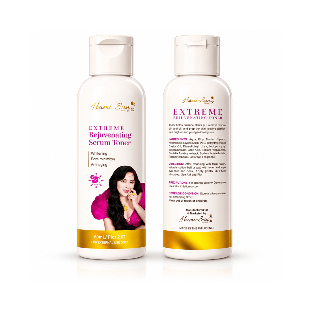 Hami-San by Jolina Extreme Rejuvenating Kit 2.0 skincare essentials designed for a simple daily routine