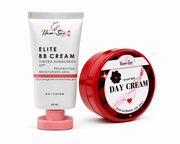 Hami-San (Duo) Glass Skin Bundle | Elite BB Cream SPF40 + Daily Moisturizing Face Cream Set