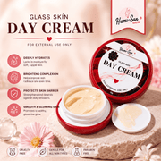 Hami-San Glass Skin Day Cream hydrating facial cream for soft smooth-looking skin
