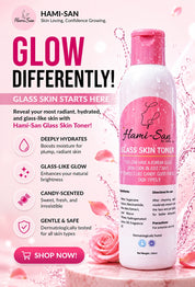 Hami-San Glass Skin Toner refreshing daily skincare toner designed for everyday hydration support