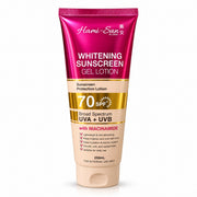 Hami-San Sunscreen Gel Lotion SPF 70+ 250mL for comfortable daily sun care and body hydration.