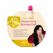 Hami-San Sunscreen Serum Gel SPF 40 50g lightweight daily sunscreen that helps protect skin while providing comfortable hydration.