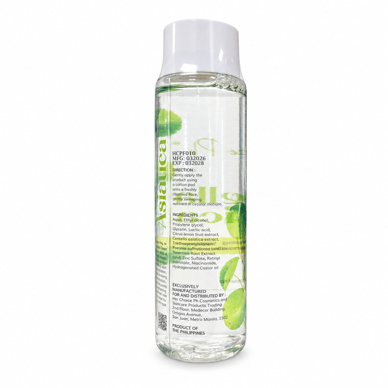 Her Choice PH Centella Asiatica Toner with Niacinamide helps improve the appearance of uneven skin tone for a more balanced-looking complexion.