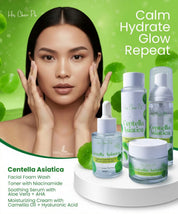 Her Choice Centella Asiatica Premium Repair Skincare Set + Sun Shield SPF 50 supports moisture barrier and skin comfort
