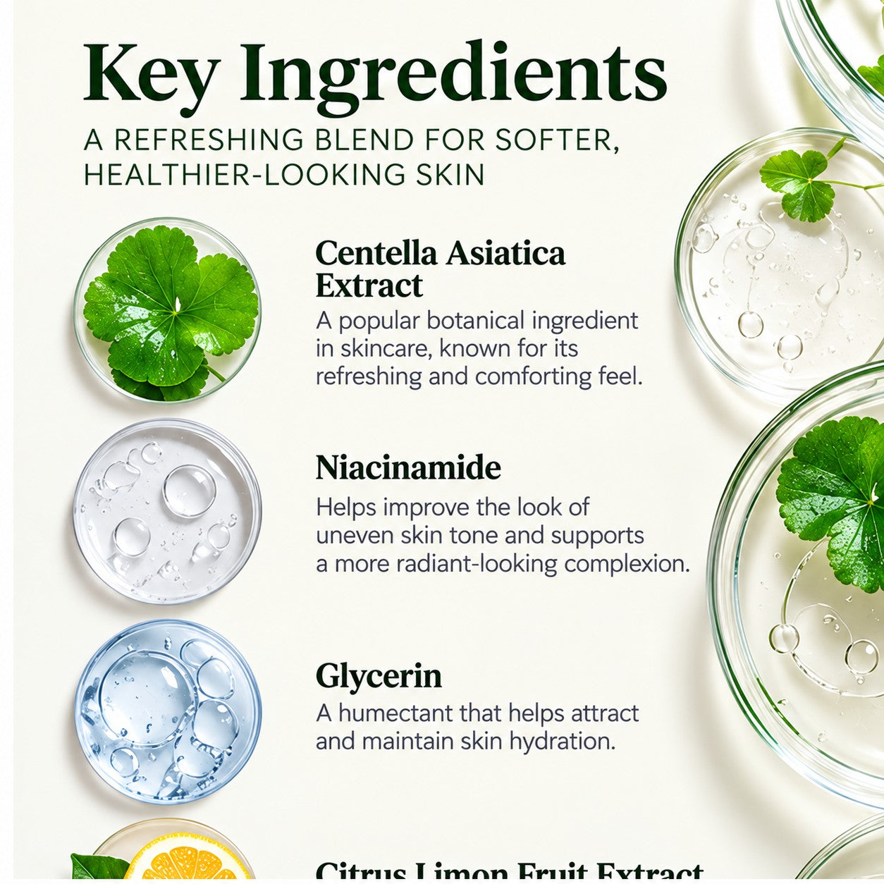 Her Choice PH Centella Asiatica Toner delivers refreshing facial care with botanical ingredients for softer, healthier-looking skin.