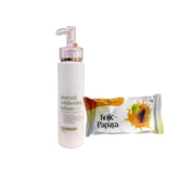 Her Choice PH Kojic and Papaya Soap 120g with Radiance Lotion SPF50 250ml complete skincare bundle