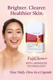 Her Choice PH NaturaZen FujiGlow+ Glutathione with Rosehips, Nattokinase, Ceramide & Inositol – 60 Capsules (500mg)