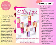 HER CHOICE PH Satin Lips HD Matte Liptint TOUGH Shade 5ml – Velvet Lip Tint, Soft Satin Finish