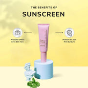 Her Choice PH Sun Shield Broad Spectrum SPF 50 with lightweight cream texture