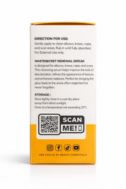 Her Choice PH White Secret Renewal Serum 100ml helps improve texture for softer smoother skin
