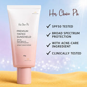 Her Choice Premium Tinted Sunshield provides natural-looking coverage with a smooth, even finish.
