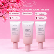 Her Choice Premium Tinted Sunshield with a lightweight formula designed for comfortable everyday wear.