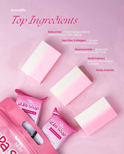 HERA Bakuchiol Soap with Niacinamide & Collagen 80g x 5 Bars skin-smoothing and hydrating cleansing formula for soft and refreshed feel.