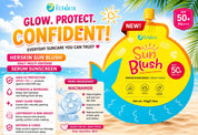 HERSKIN Sun Blush Daily Multi-Defense SPF50+ PA+++ sunscreen serum for daily outdoor and indoor UV care