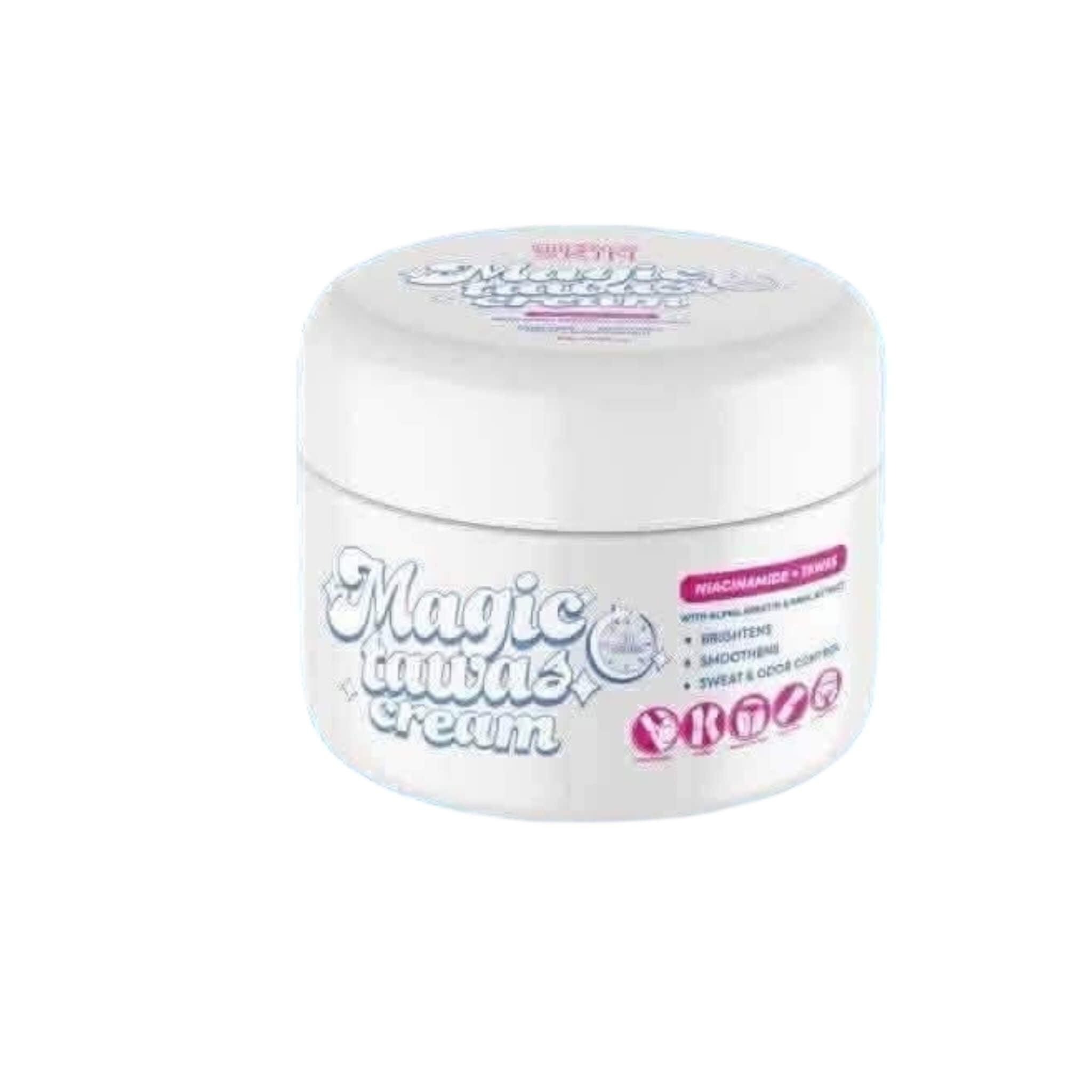Hikari Skin Essentials Magic Tawas Cream 10g for underarm care with a smooth and comfortable skin feel
