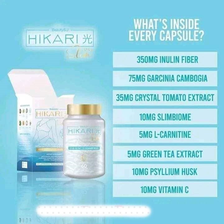 Beauty&U Hikari Slim Capsules & Iced Tea Bundle