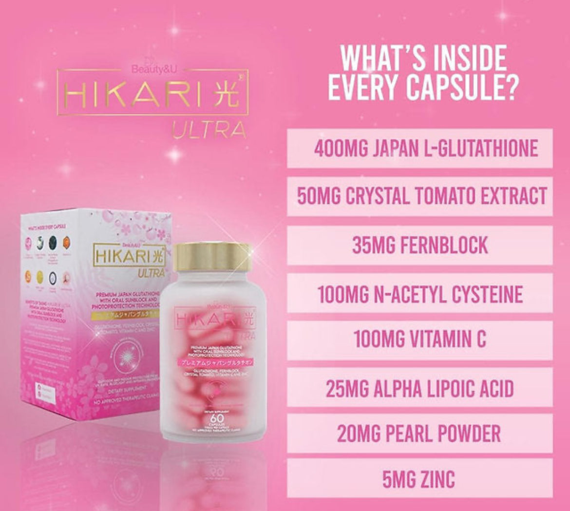 hikari glutathione japan Beauty&U Hikari Premium Japan Glutathione