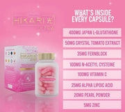 2 Bottles Beauty&U Hikari Premium Japan Glutathione + Hikari Mocha Coffee