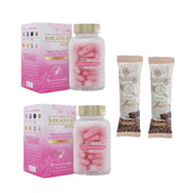 2 Bottles Beauty&U Hikari Premium Japan Glutathione + Hikari Mocha Coffee