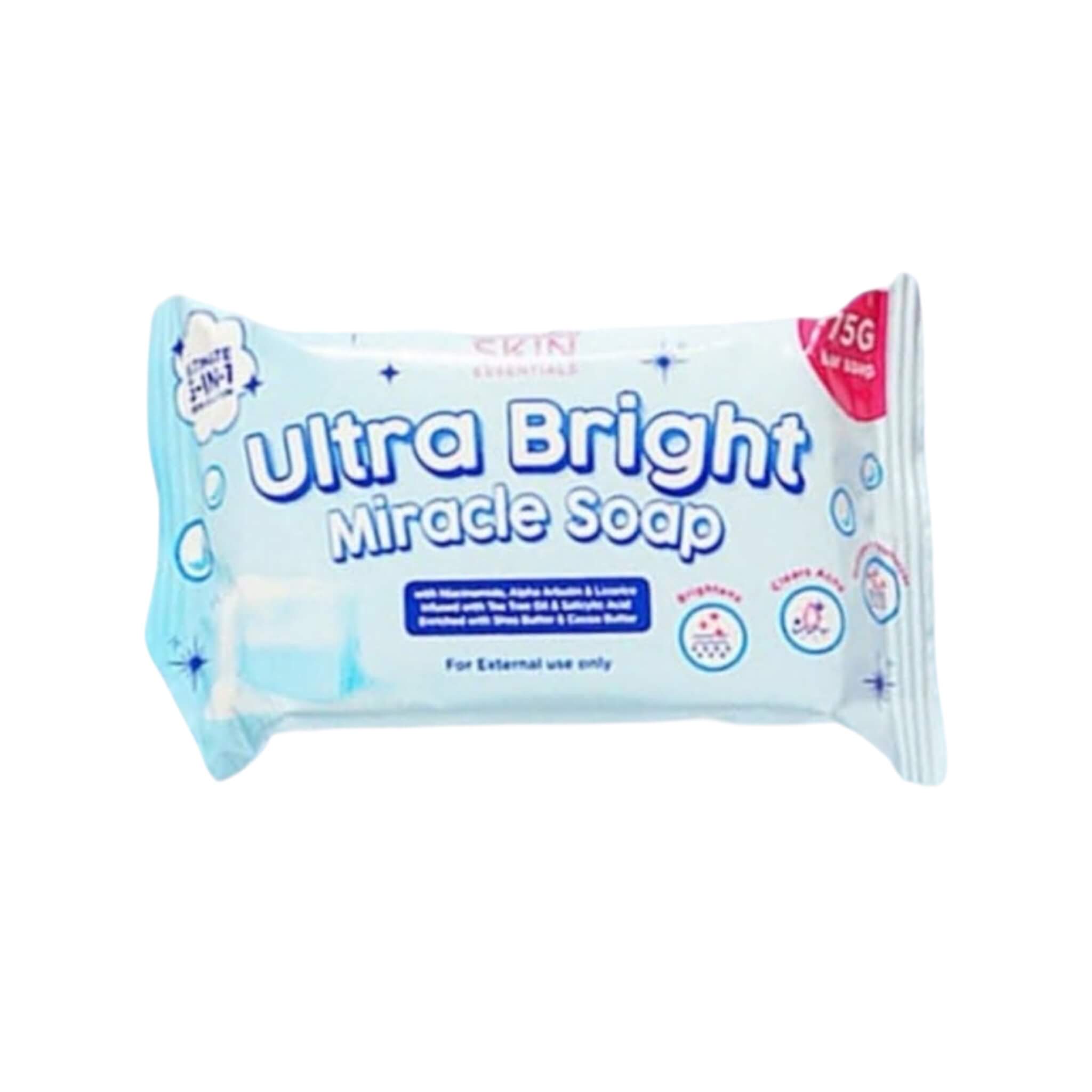 Hikari Skin Essentials UltraBright Miracle Soap 5 Bars promoting smooth and radiant skin
