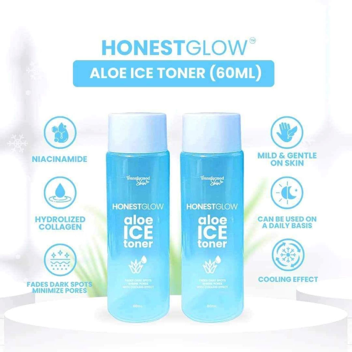 Honestglow Aloe Ice Toner