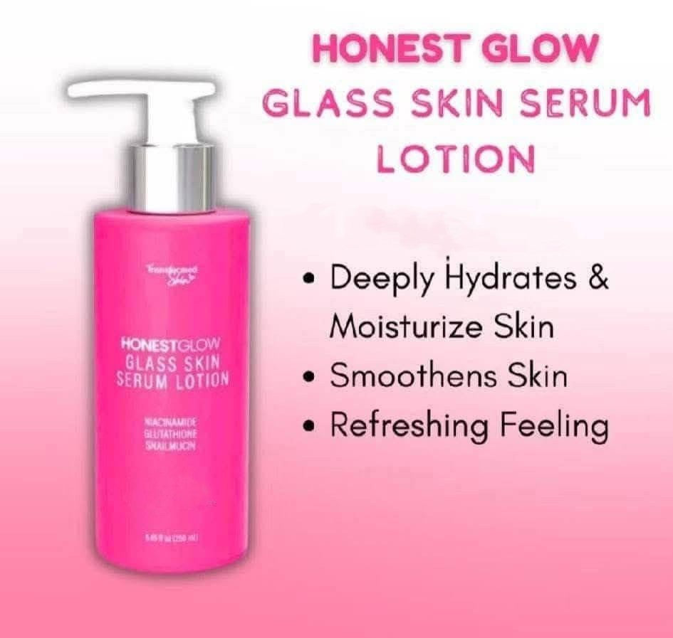 HONESTGLOW Glass Skin Serum Lotion with SPF 50 for everyday skin care
