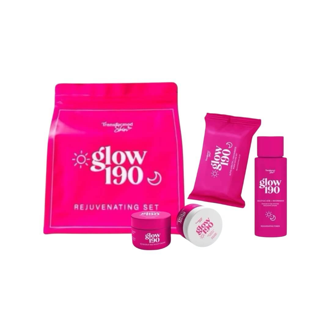HonestGlow GLOW 190 Rejuvenating Set formulated to help maintain balanced hydration and comfortable skin feel