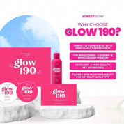 HonestGlow GLOW 190 Rejuvenating Set radiance-boosting formula that enhances natural glow and revitalized look