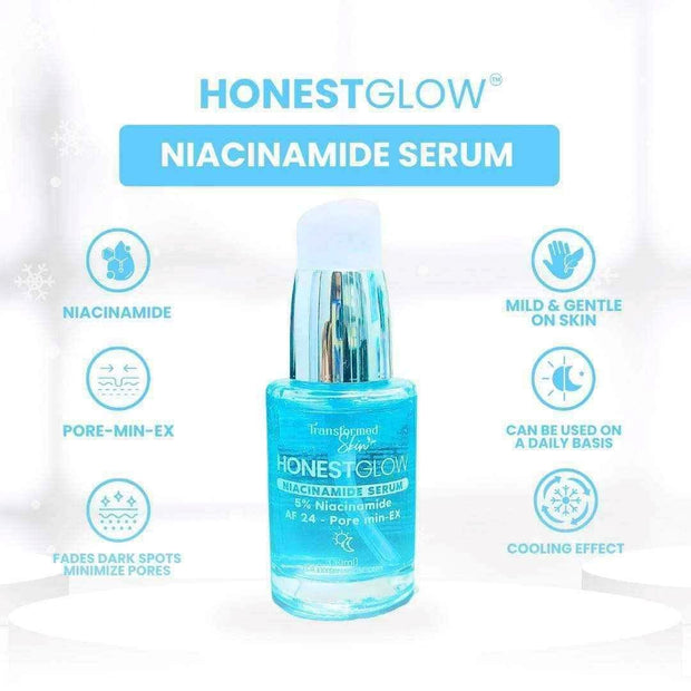 Honestglow Aloe Ice Blue Trio: Soap, Toner & Niacinamide Serum