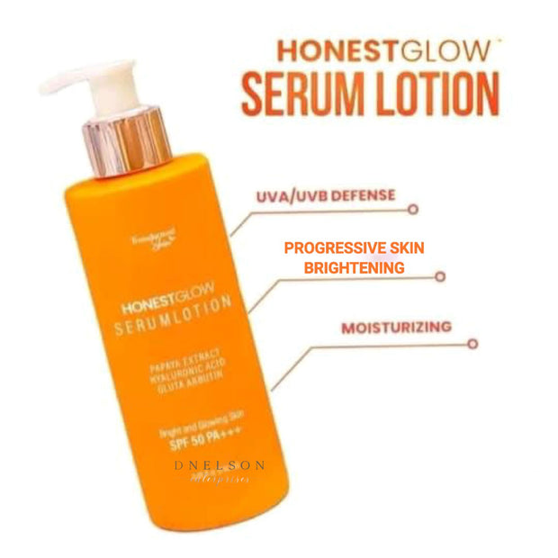 HonestGlow Serum Lotion Bright & Glowing Skin SPF 50 PA+++ 250ml