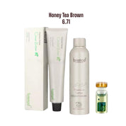 Bremod Premium Series Honey Tea Brown Hair Dye Set 12% strength