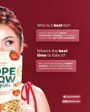 HOPE GLOW Crystal Apple Cinnamon Kombucha natural probiotic juice drink